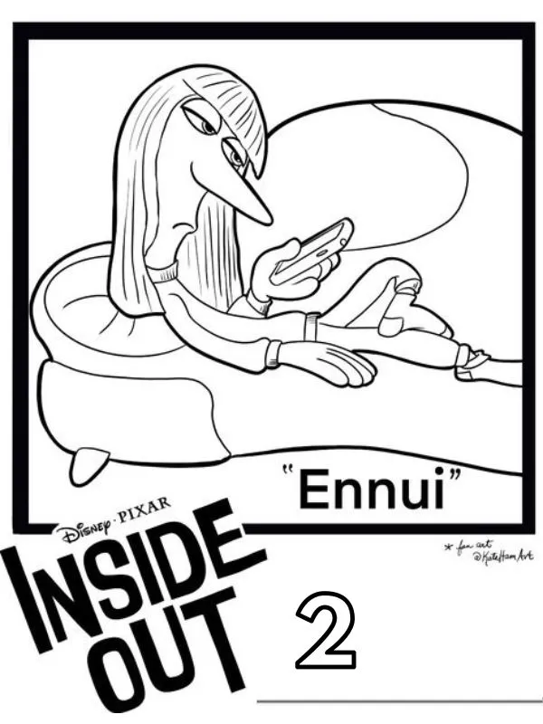 Inside Out 2 Ausmalbilder 37
