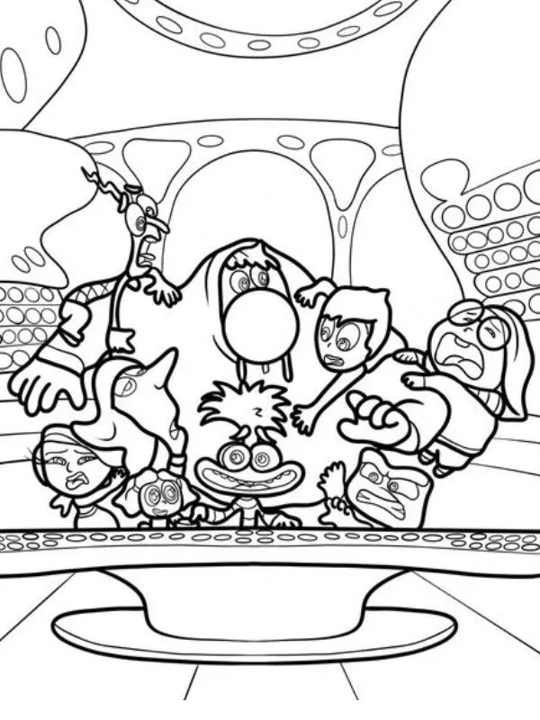 Inside Out 2 Ausmalbilder 40