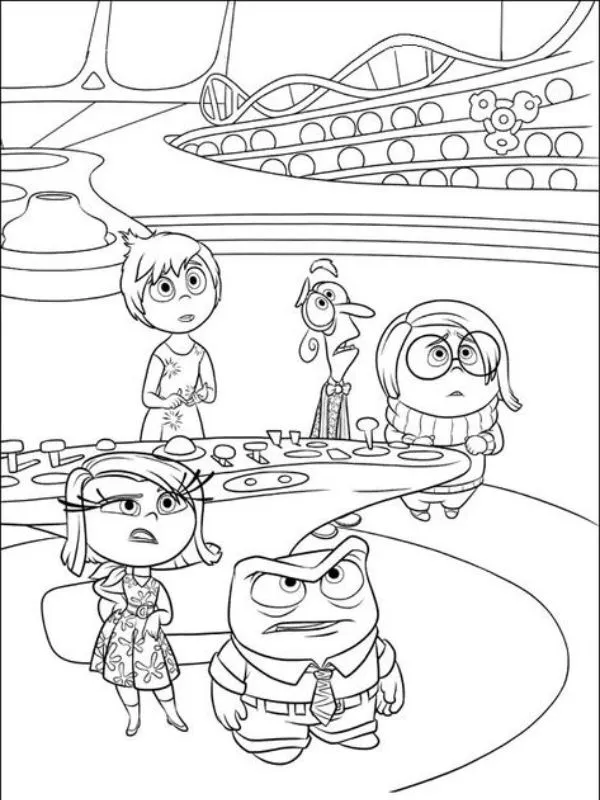 Inside Out 2 Ausmalbilder 46