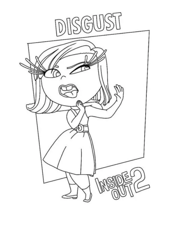 Inside Out 2 coloring pages 69