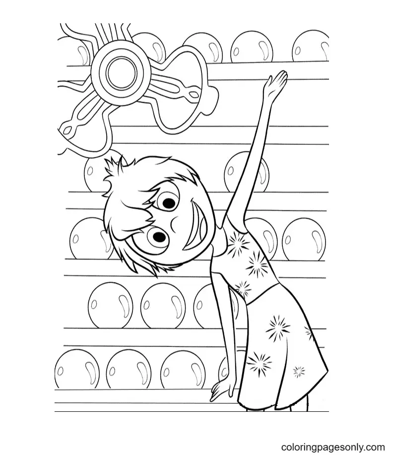 Inside Out Coloring Pages 11