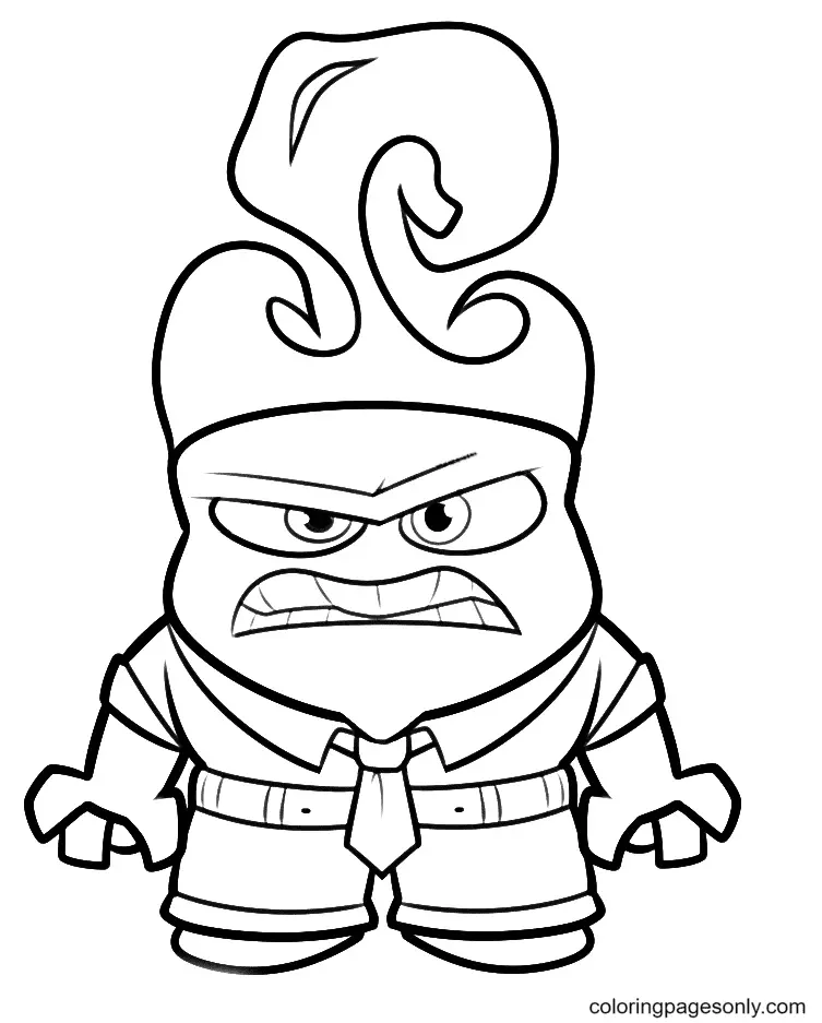Inside Out Coloring Pages 12
