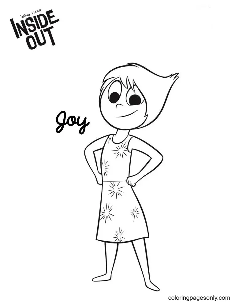 Inside Out Coloring Pages 15