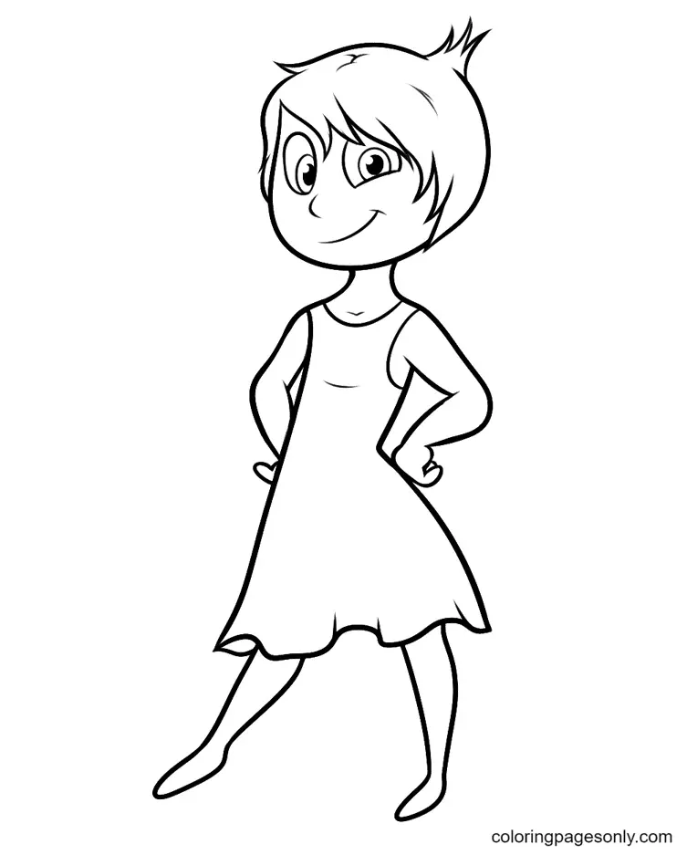 Inside Out Coloring Pages 3