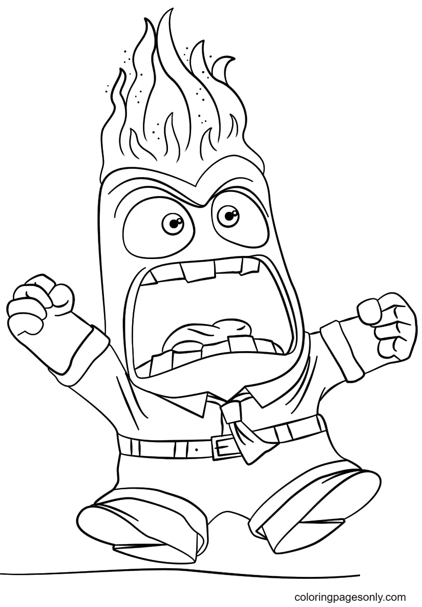Inside Out Coloring Pages 30