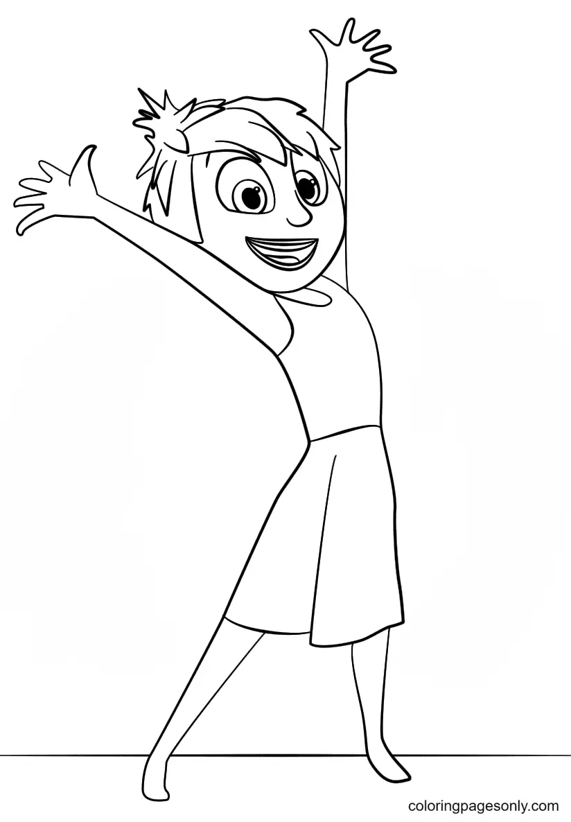 Inside Out Coloring Pages 32