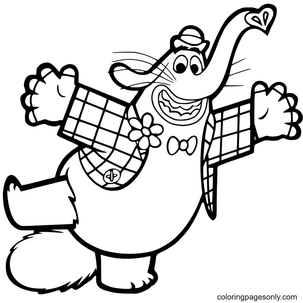 Inside Out Coloring Pages 33