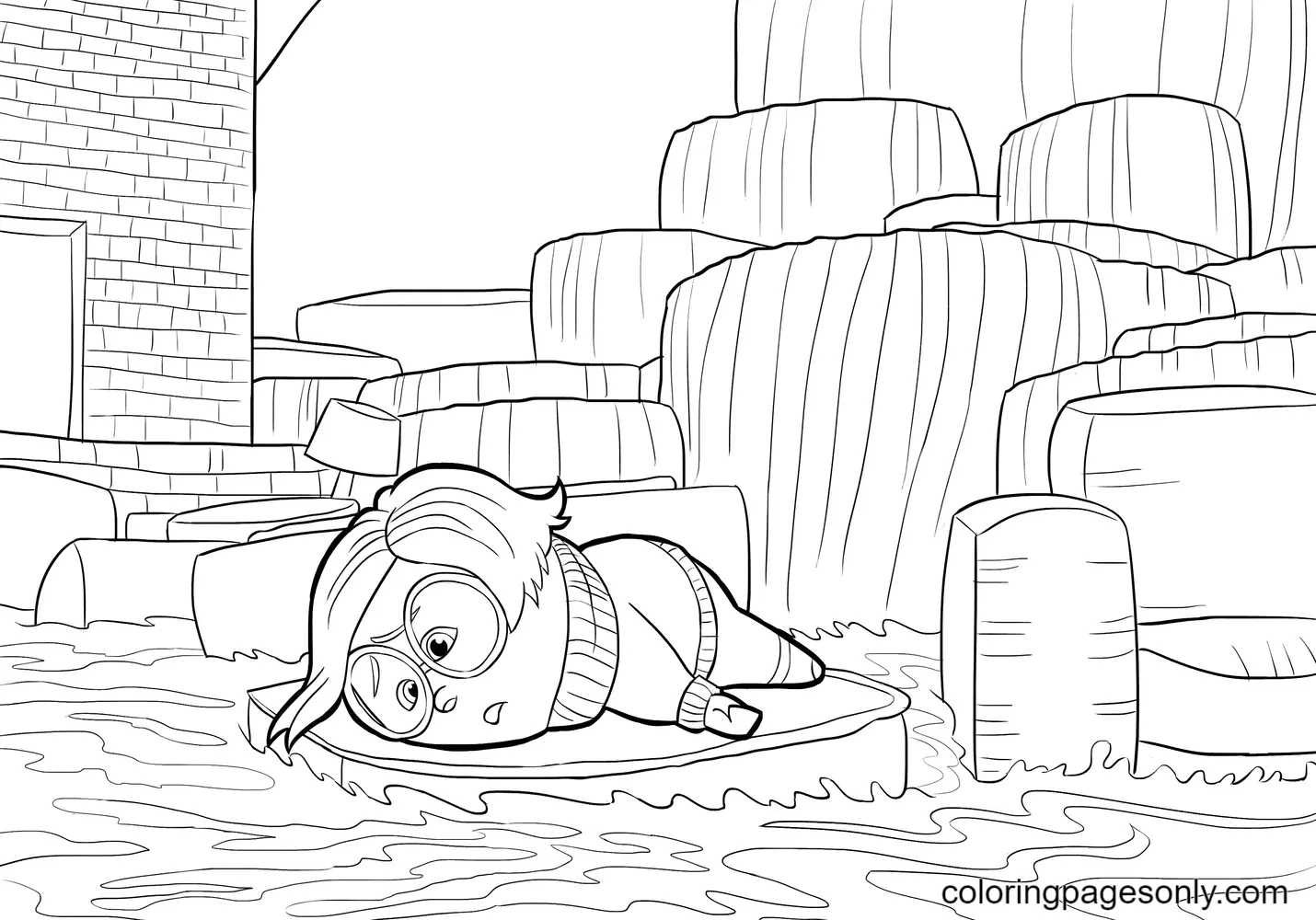 Inside Out Coloring Pages 51
