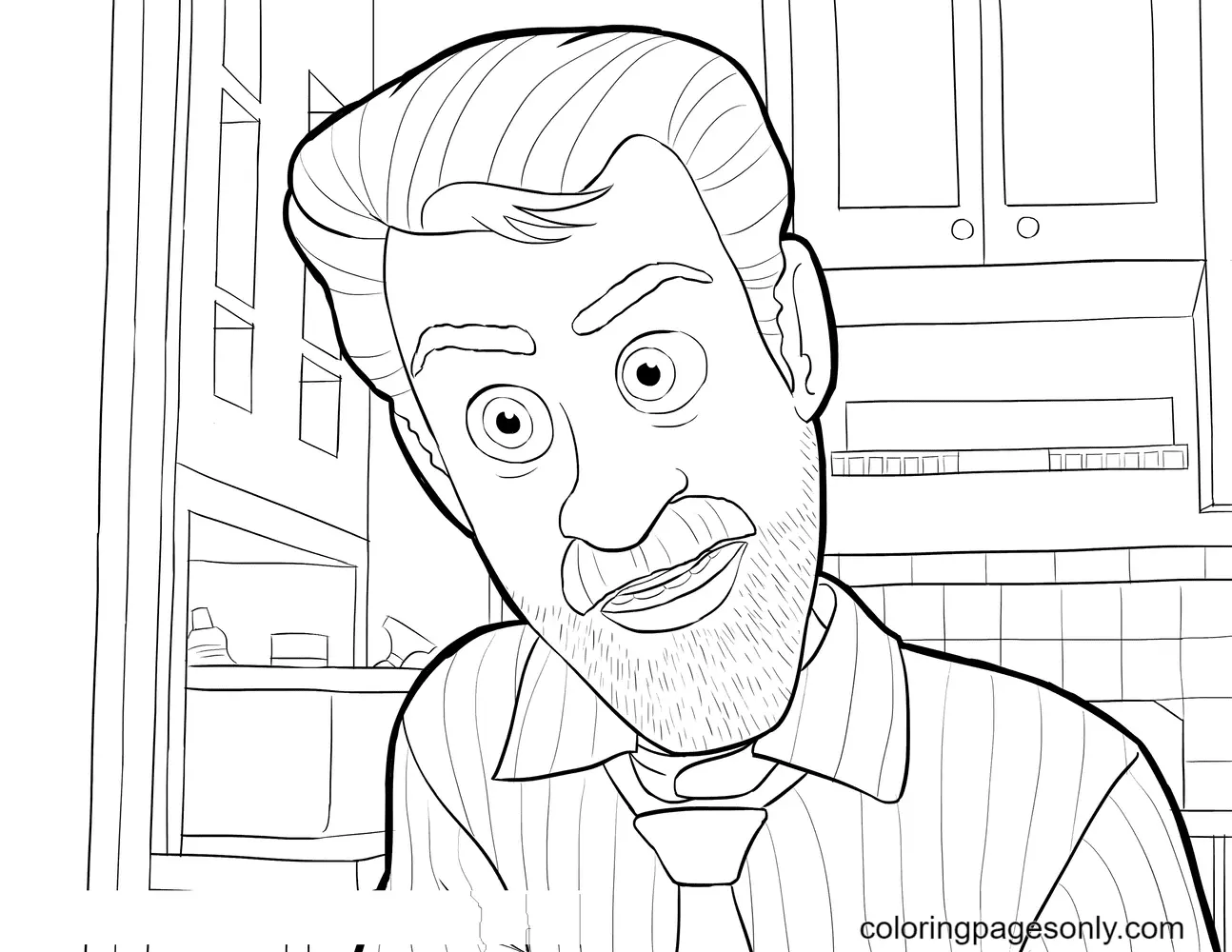 Inside Out Coloring Pages 54