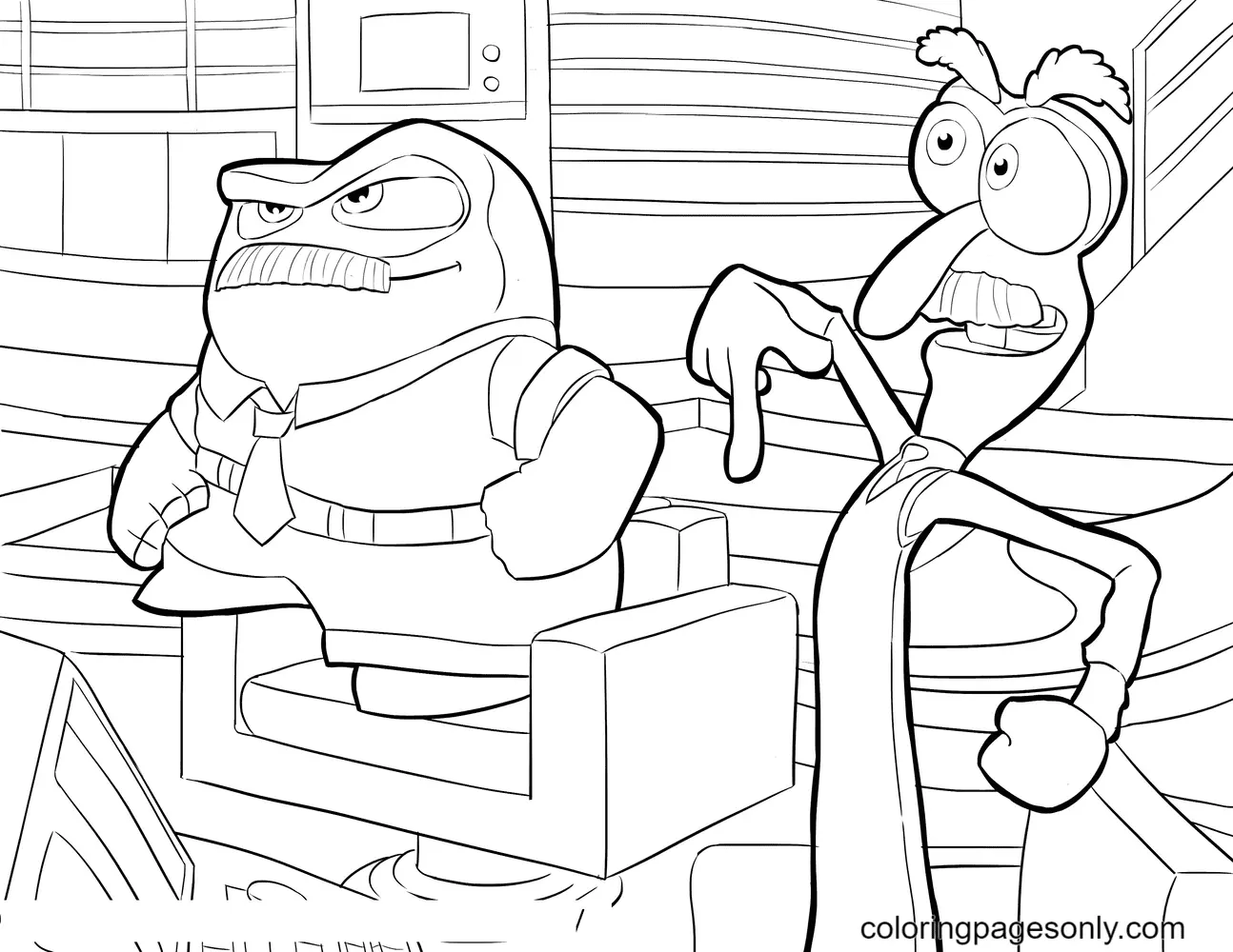 Inside Out Coloring Pages 55