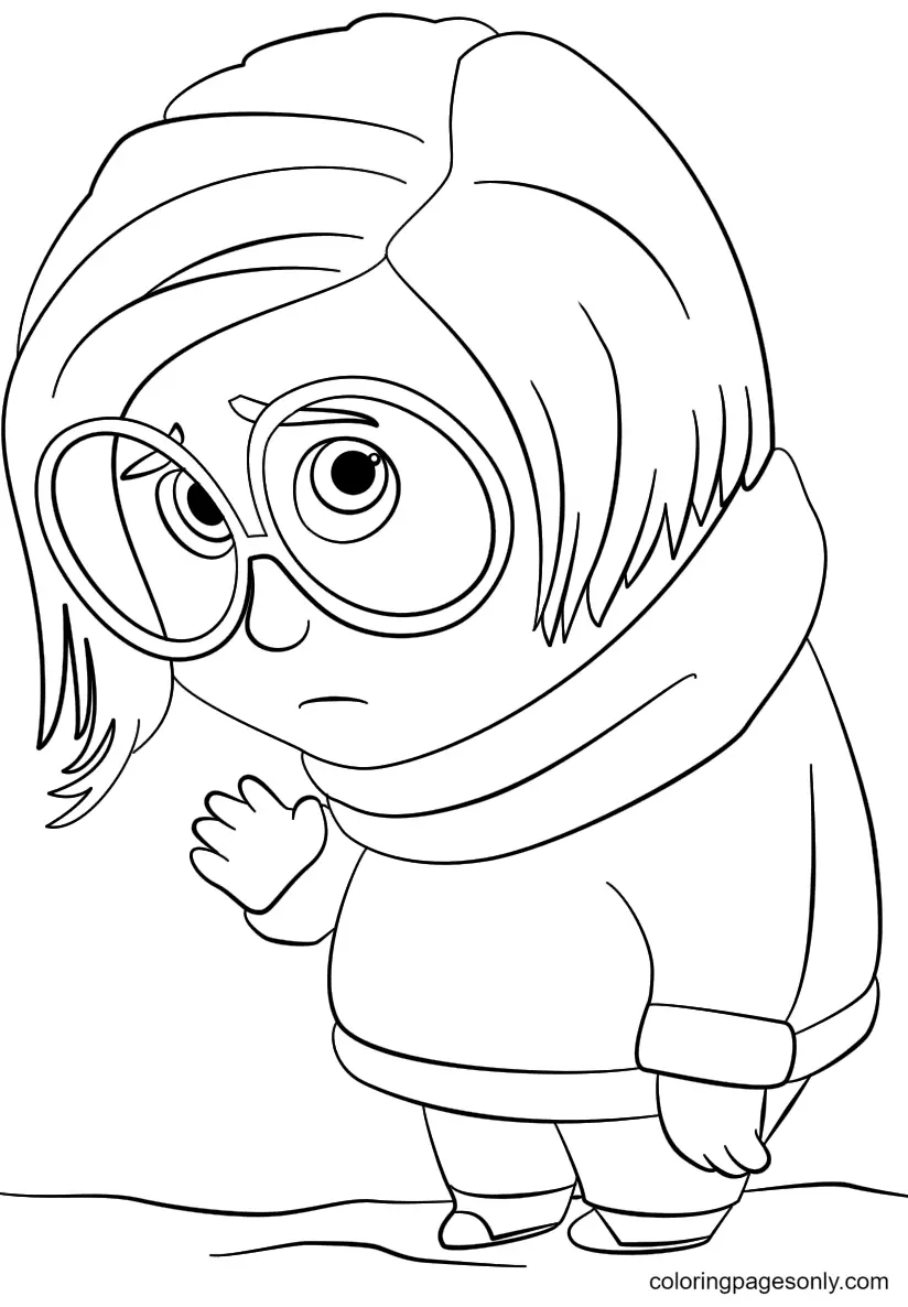 Inside Out Coloring Pages 6