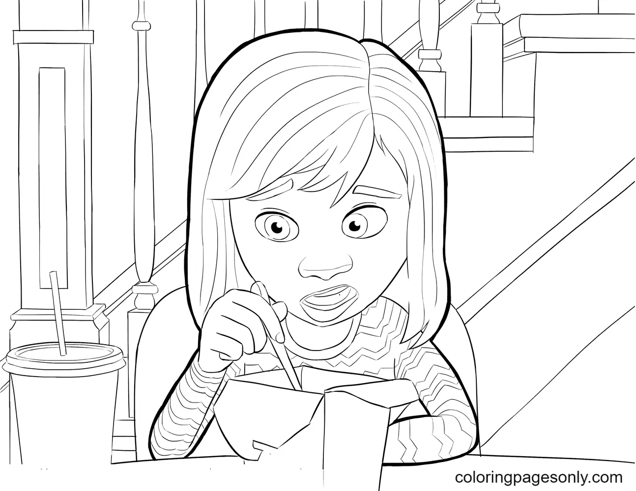 Inside Out Coloring Pages 61