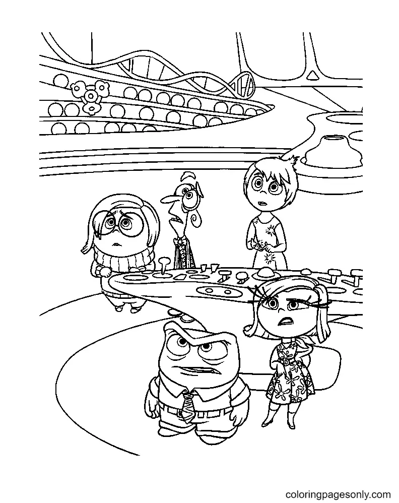 Inside Out Coloring Pages 64