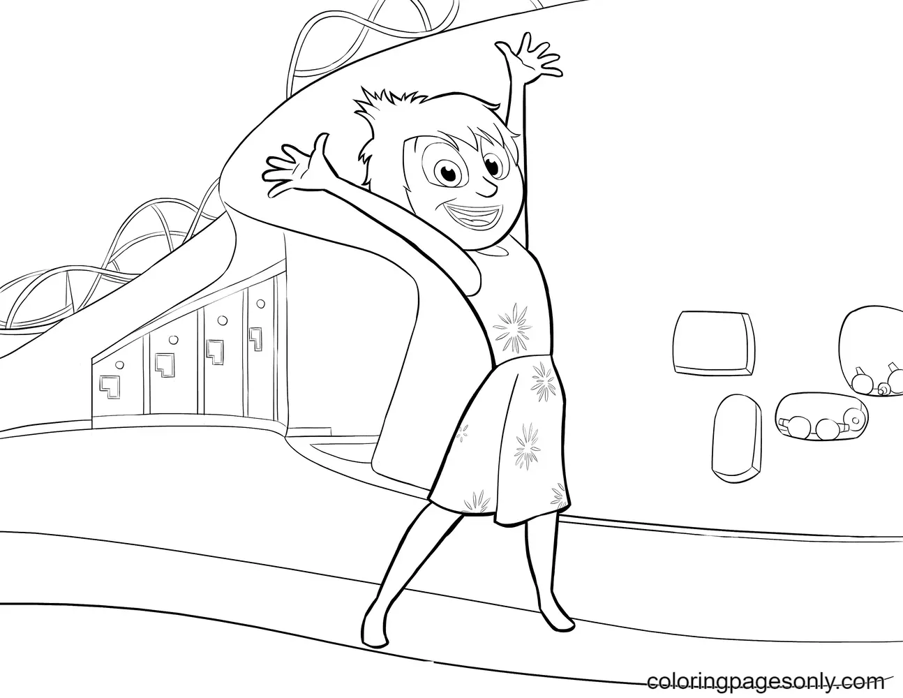 Inside Out Coloring Pages 65