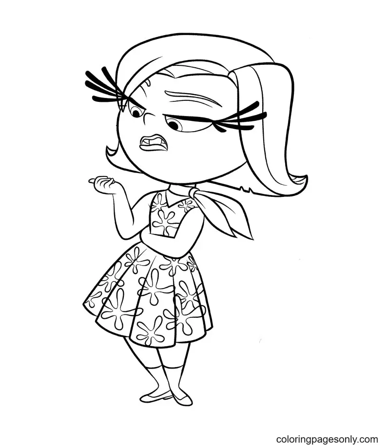 Inside Out Coloring Pages 8