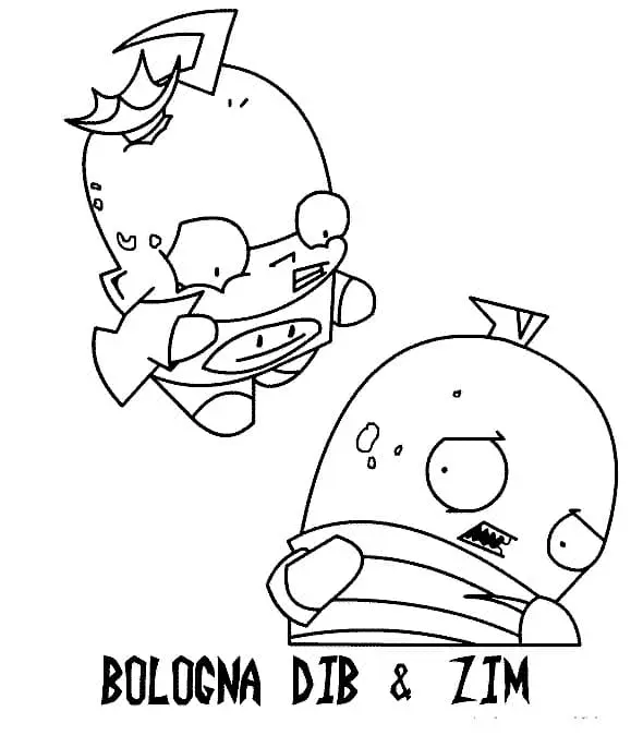 Invader Zim Coloring Pages