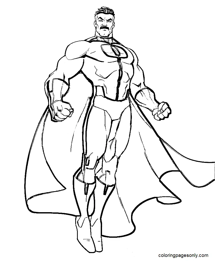 Invincible Coloring Pages 1