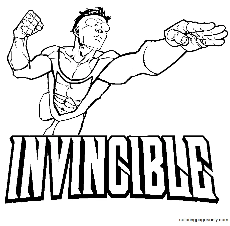 Invincible Coloring Pages 10