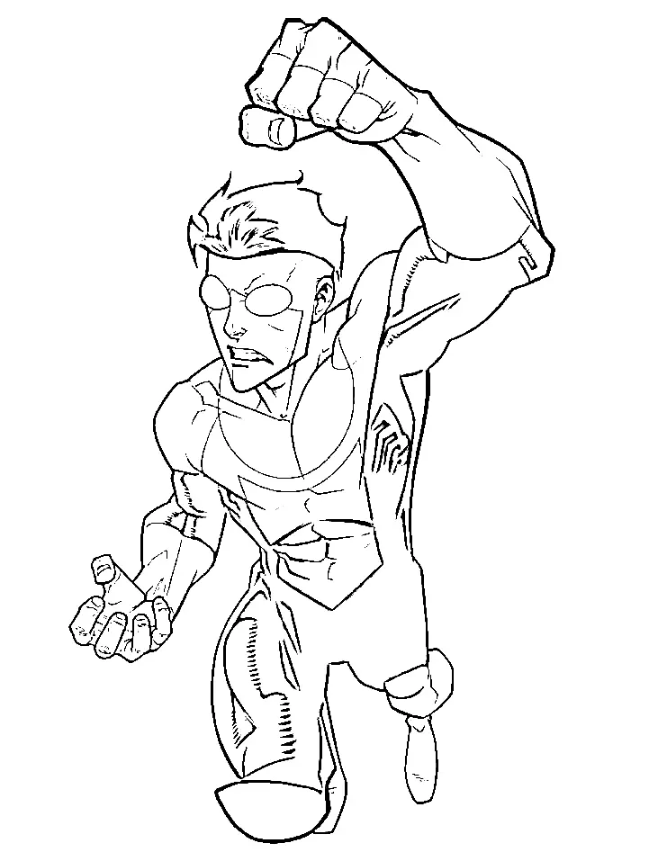 Invincible Coloring Pages 12