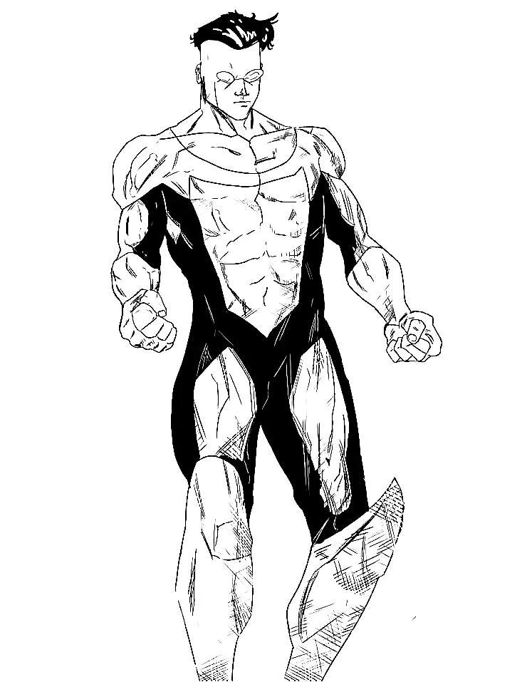 Invincible Coloring Pages 22