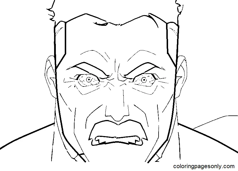 Invincible Coloring Pages 24