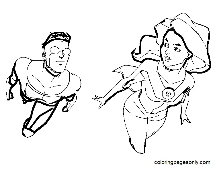 Invincible Coloring Pages 25