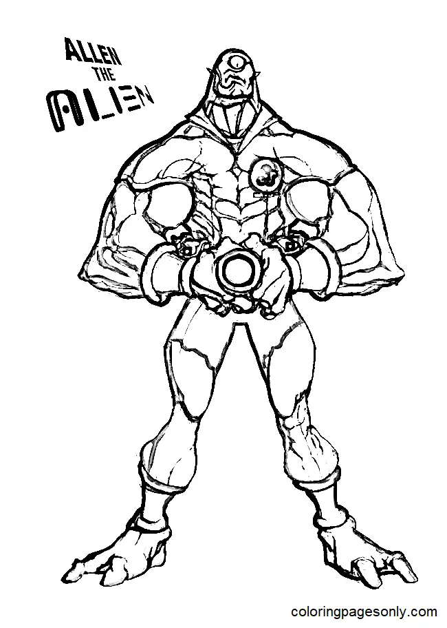Invincible Coloring Pages 27