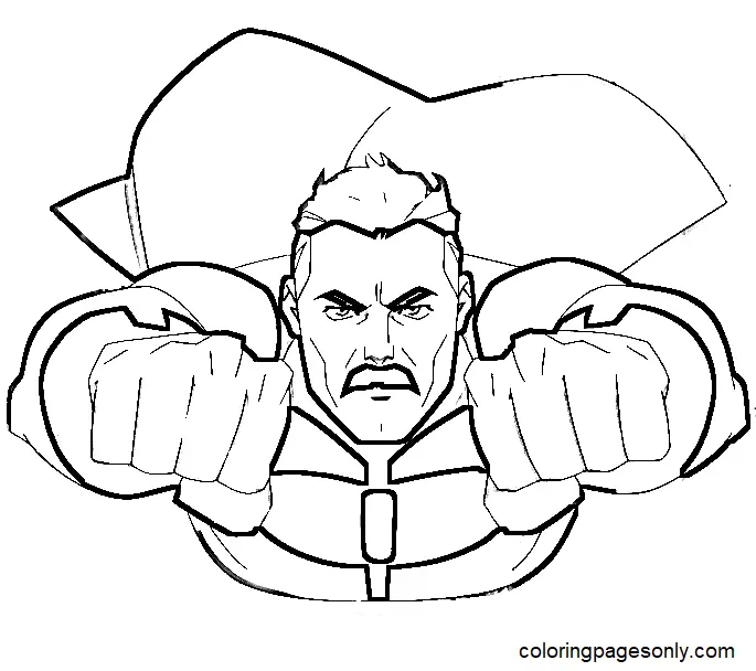 Invincible Coloring Pages 3