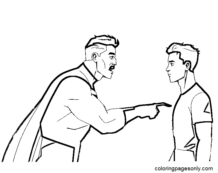 Invincible Coloring Pages 30