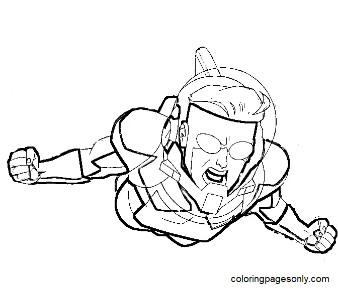 Invincible Coloring Pages 31