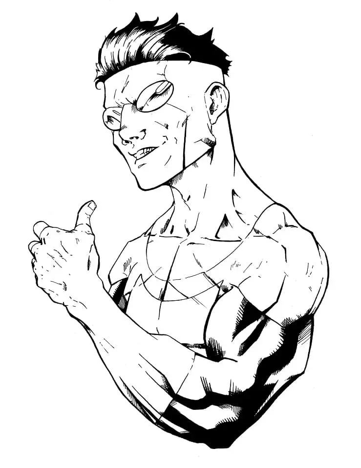 Invincible Coloring Pages 37