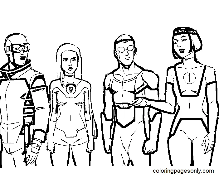 Invincible Coloring Pages 39