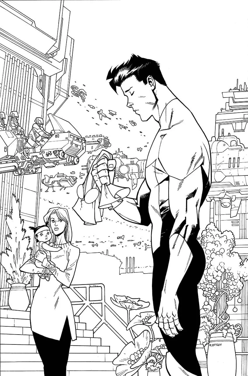 Invincible Coloring Pages 44