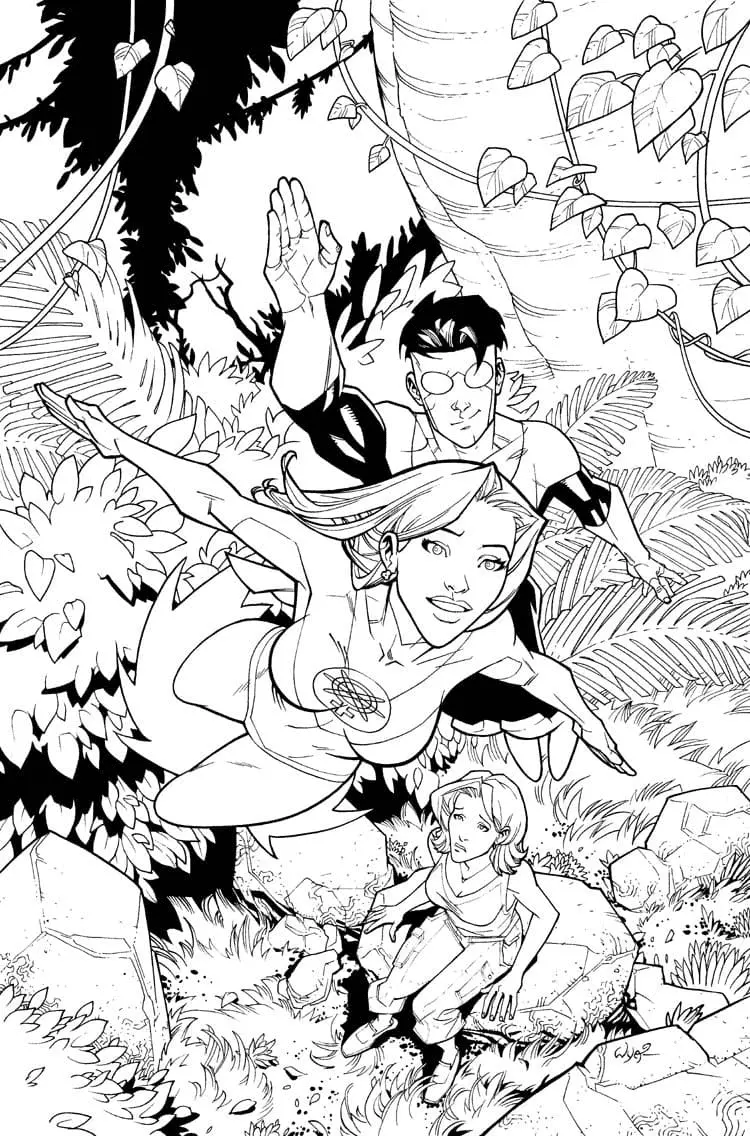 Invincible Coloring Pages 46