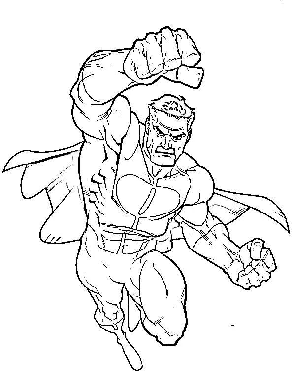 Invincible Coloring Pages 7