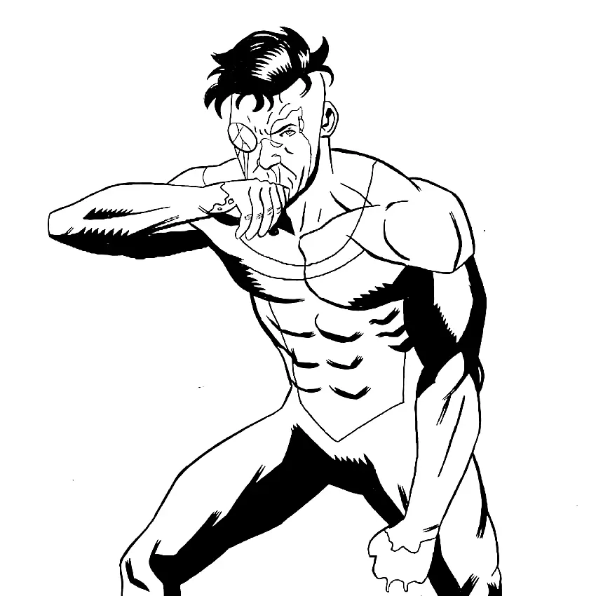 Invincible Coloring Pages 8