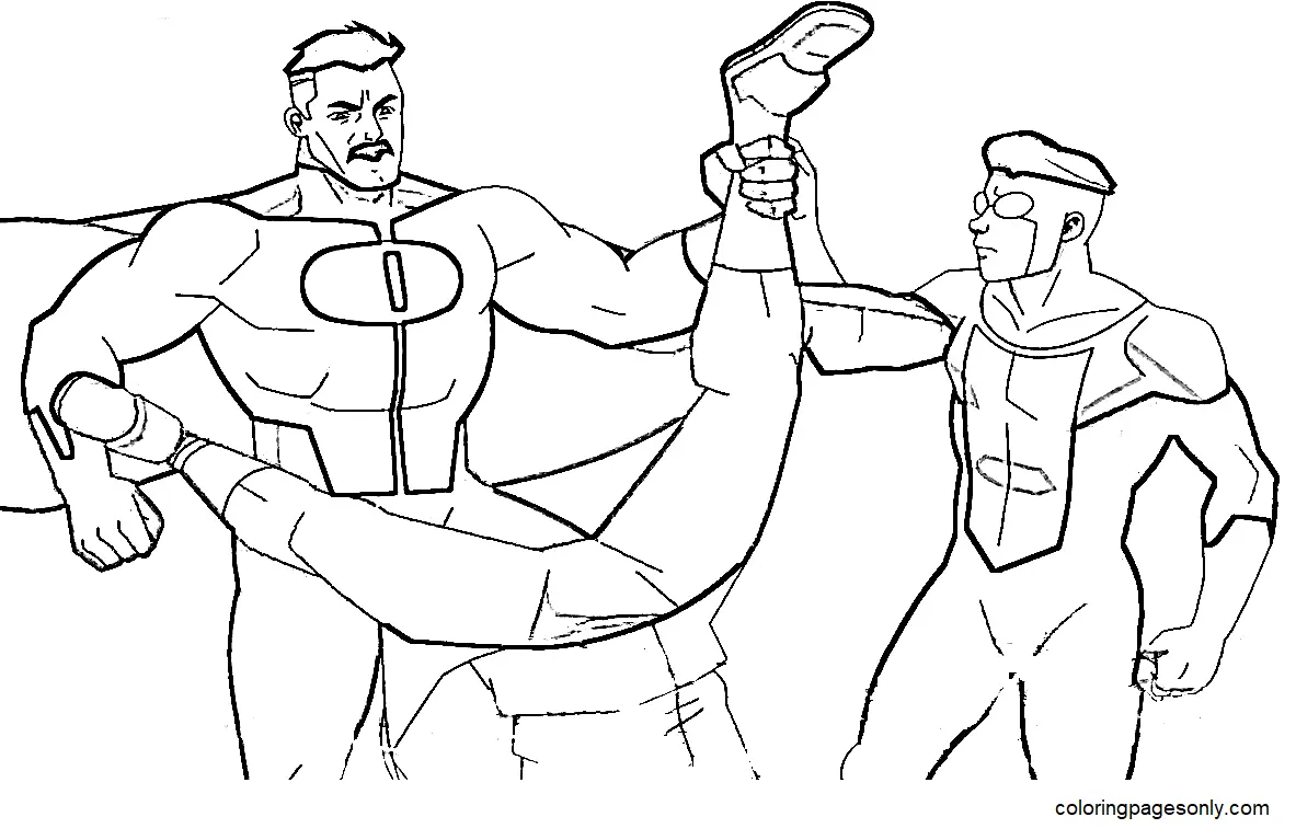 Invincible Coloring Pages 9