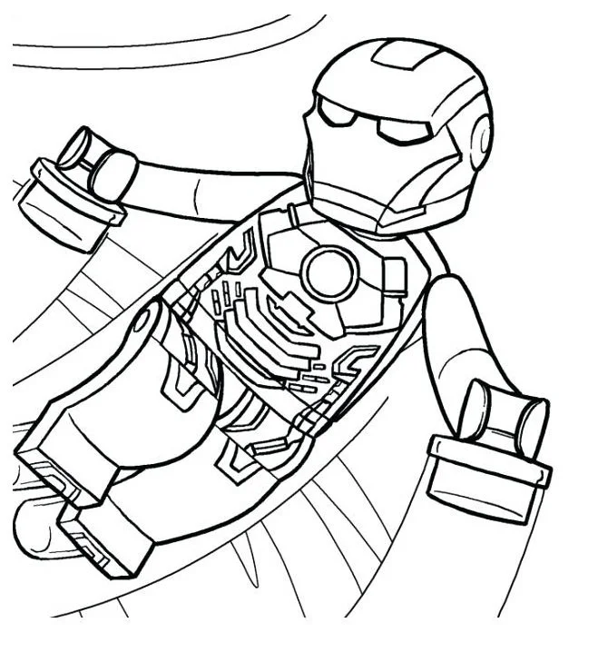 Iron Man Ausmalbilder 14