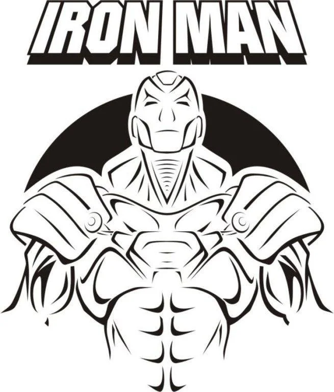 Iron Man Ausmalbilder 20