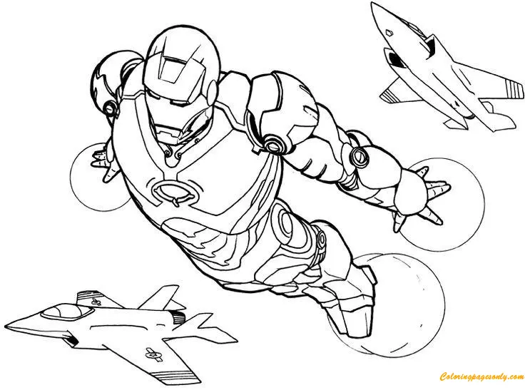Iron Man Ausmalbilder 3