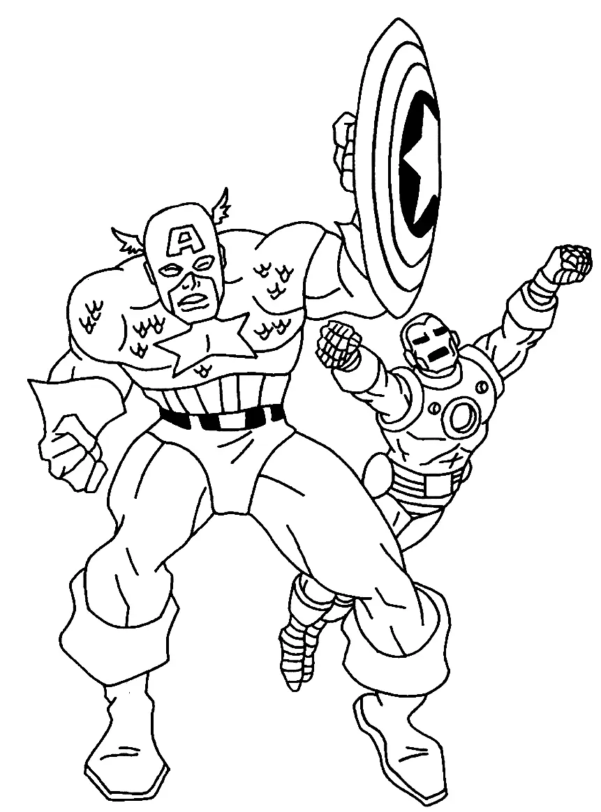 Iron Man Ausmalbilder 4