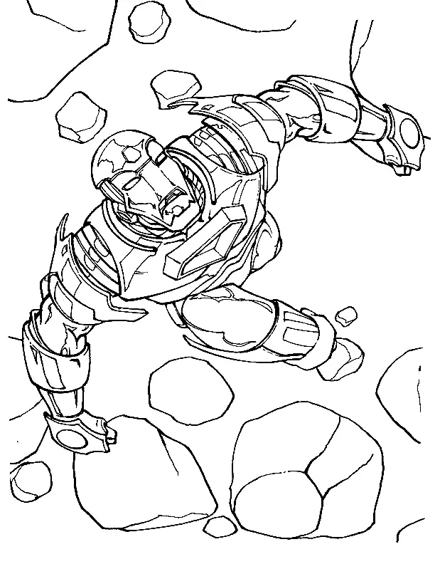 Iron Man Ausmalbilder 40