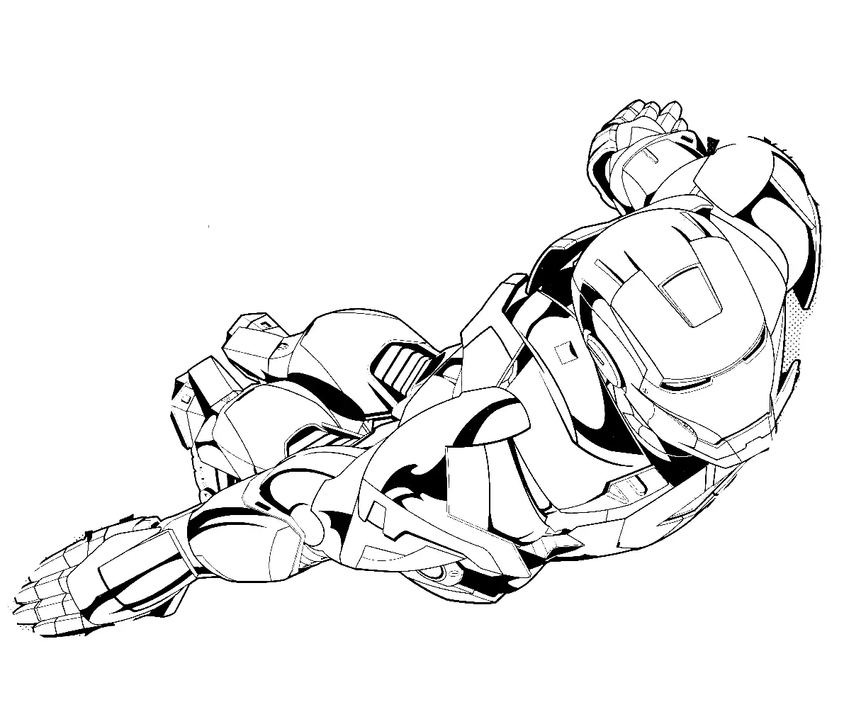 Iron Man Ausmalbilder 42
