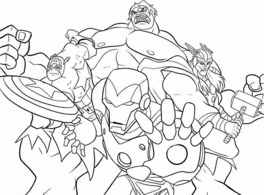 Iron Man Ausmalbilder 44