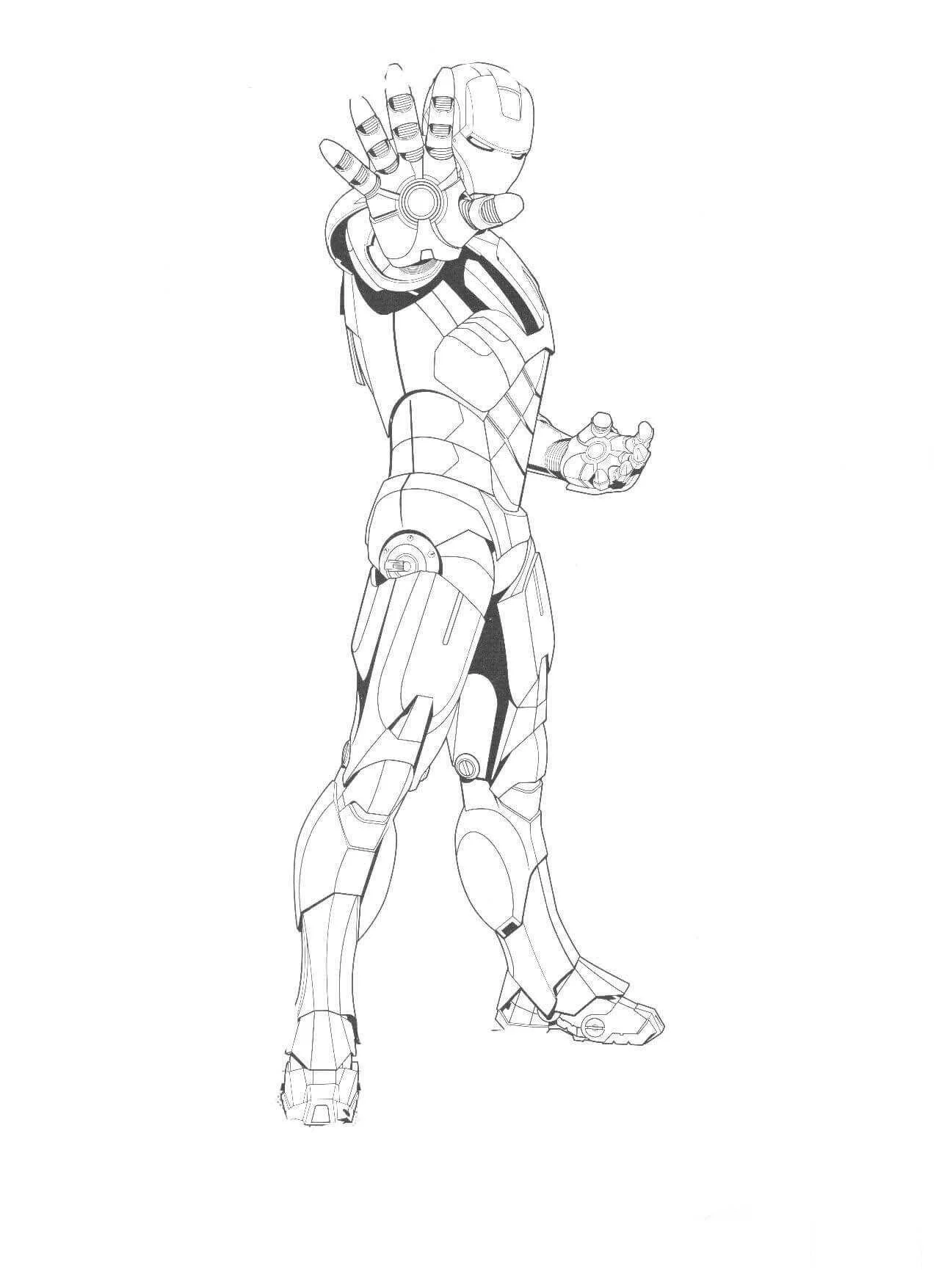 Iron Man Ausmalbilder 47