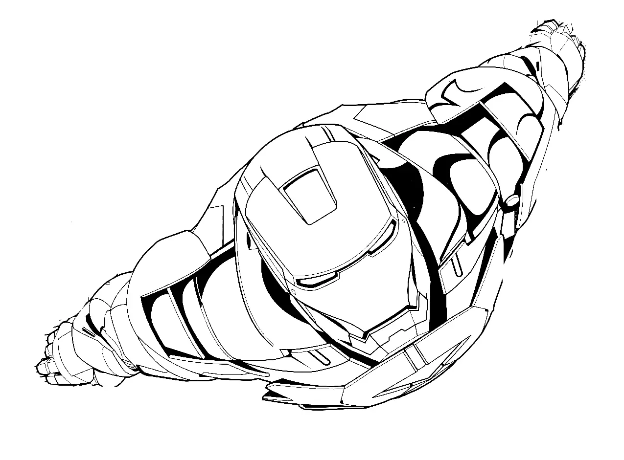 Iron Man Ausmalbilder 49