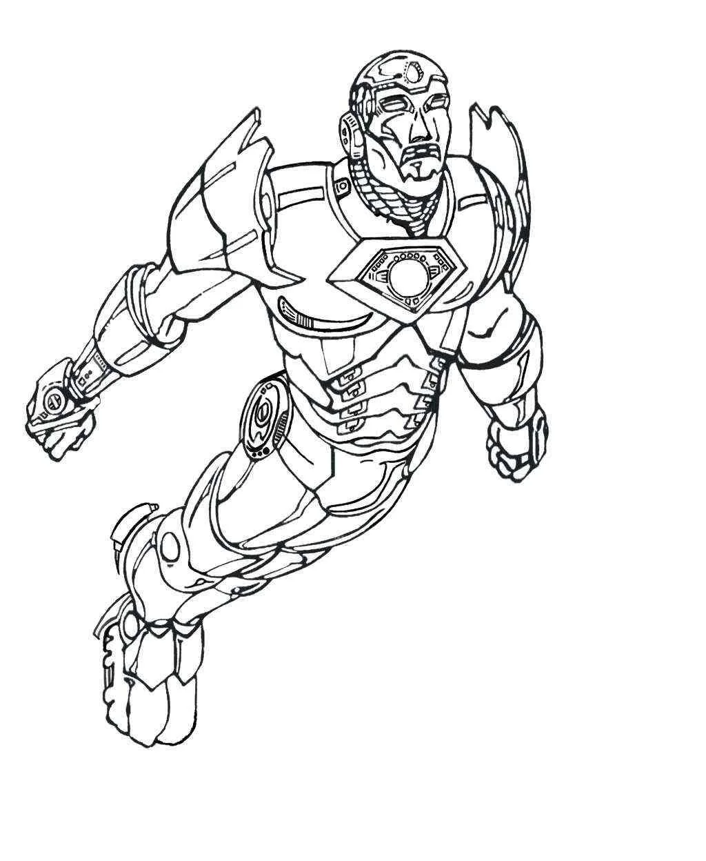 Iron Man Ausmalbilder 8