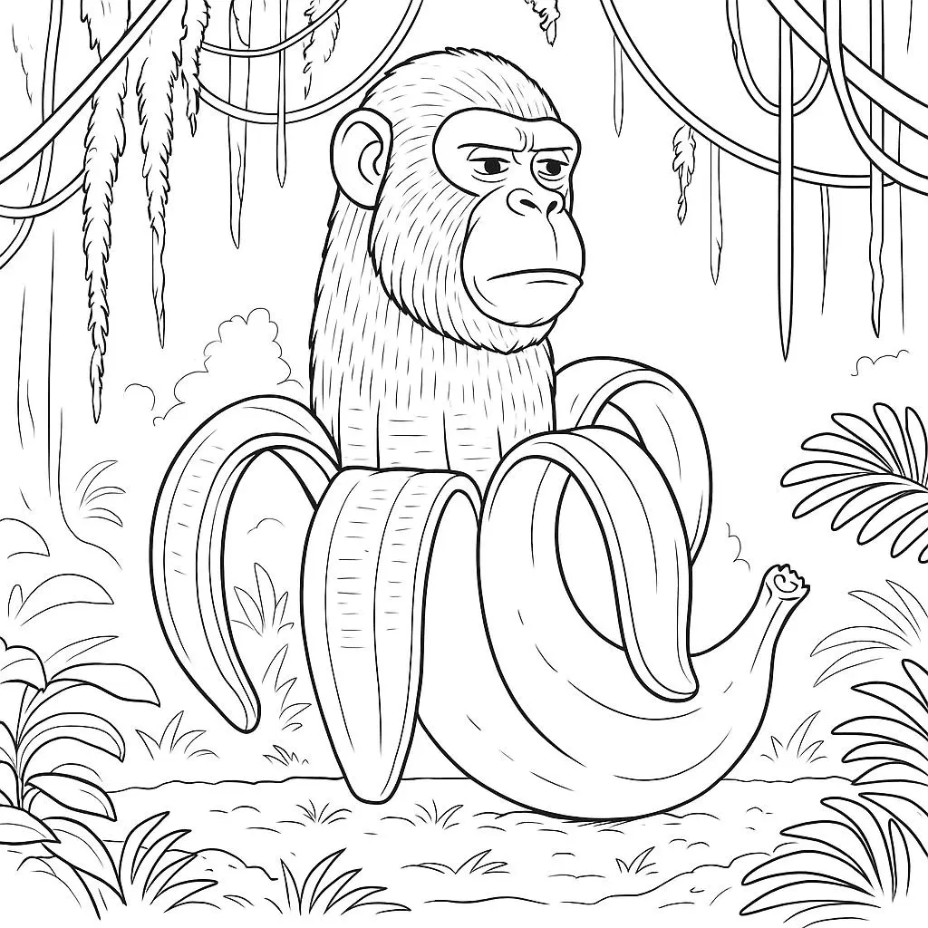 Italian Brainrot para Colorear 11