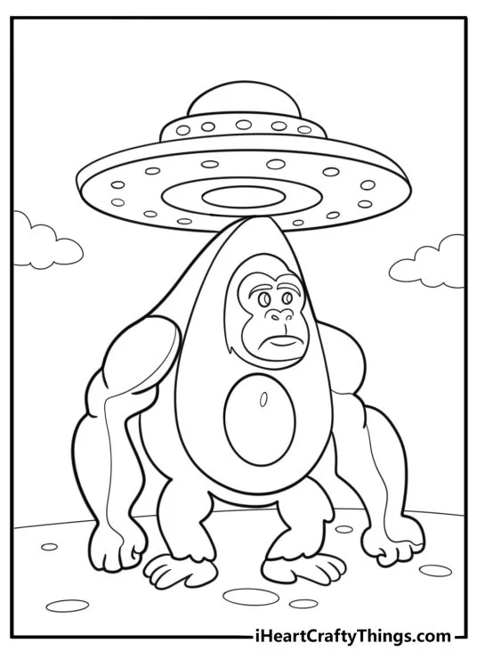 Italian Brainrot para Colorear 12