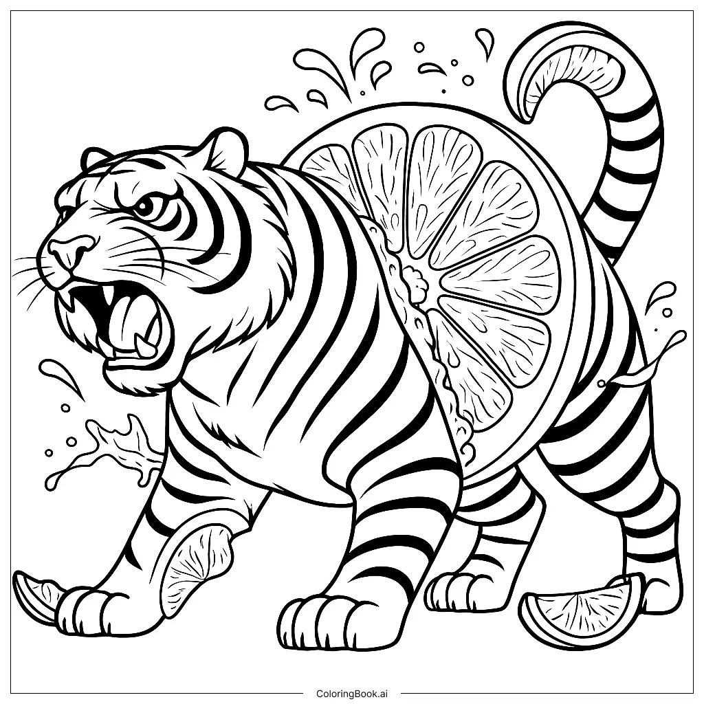 Italian Brainrot para Colorear 16